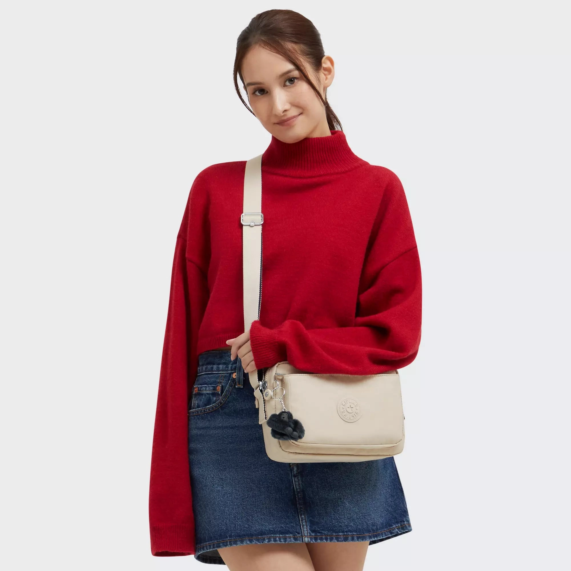 Kipling Abanu Medium Crossbody Bag - Green Moss