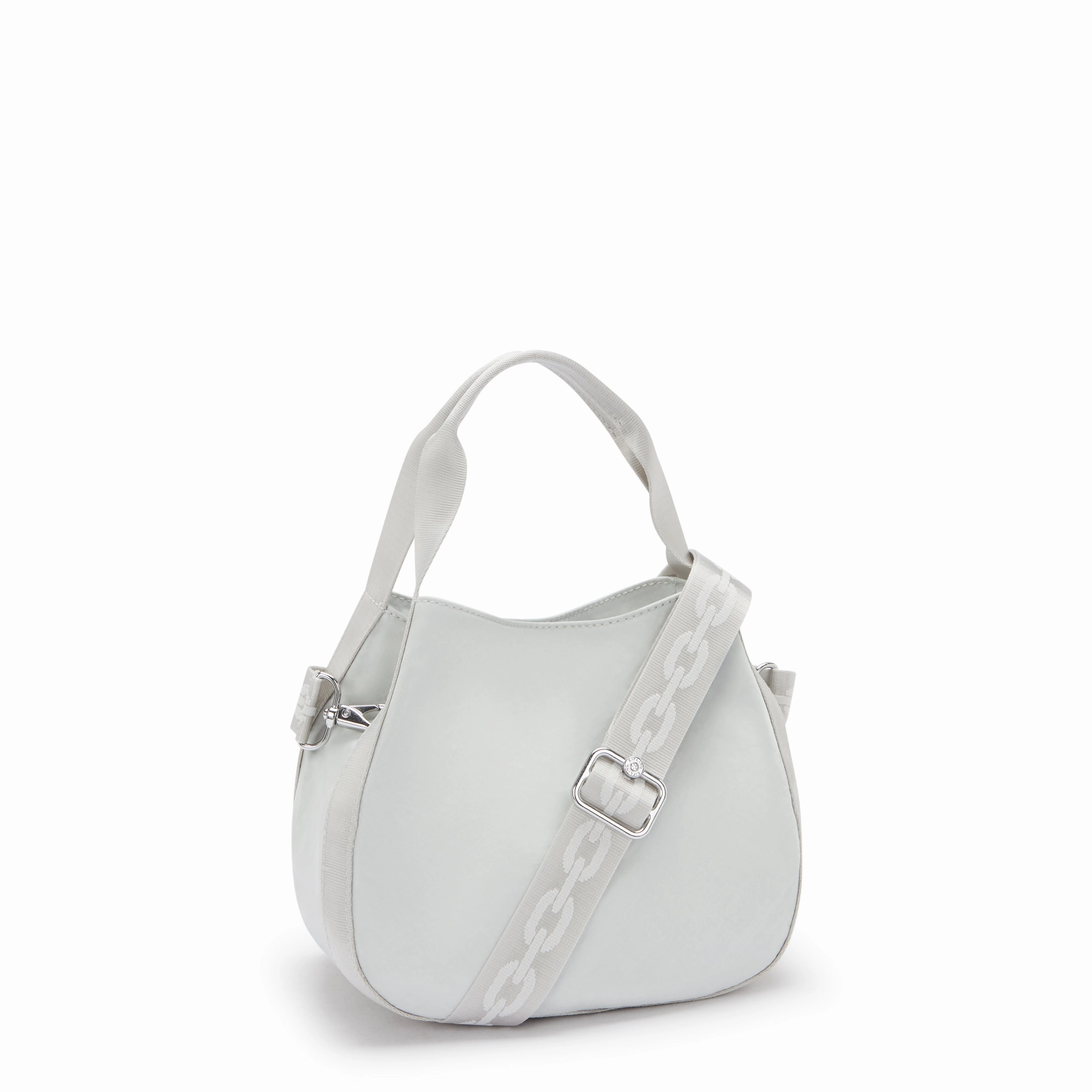 Kipling Bahar Satin Shoulder Bag - Silver Night