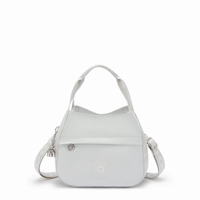 Kipling Bahar Satin Shoulder Bag - Silver Night