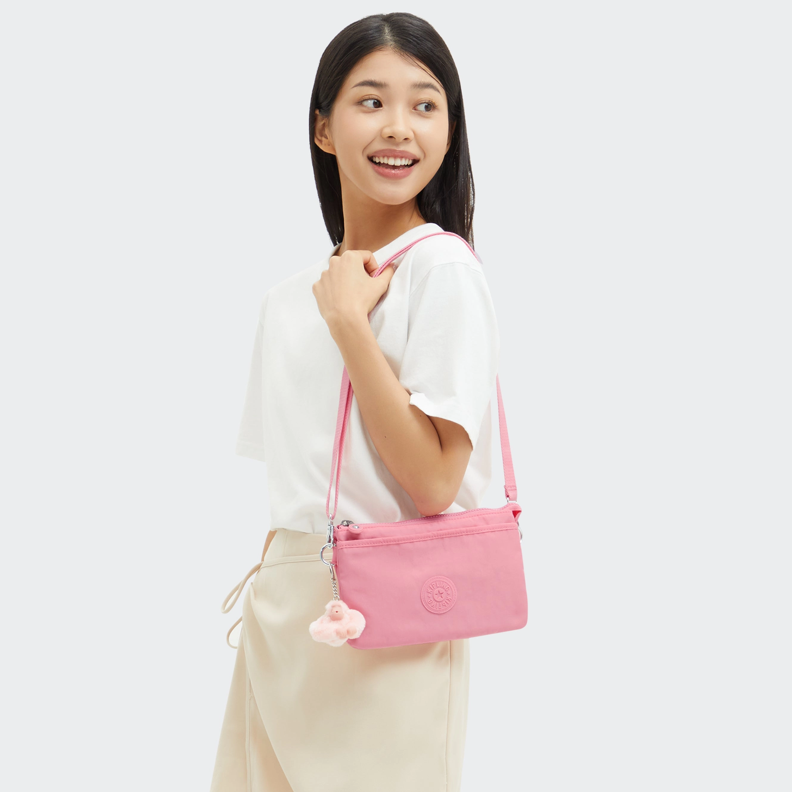 Kipling Riri Crossbody Bag - Enjoyable Blush