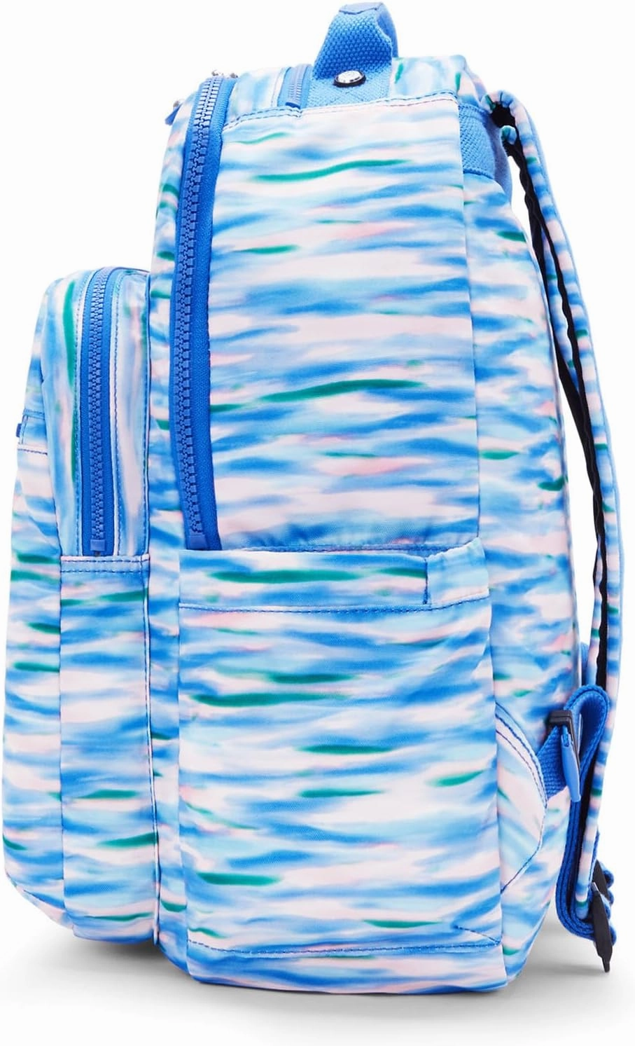 Kipling Seoul Large  Printed 15" Laptop Backpack - Diluted Blue