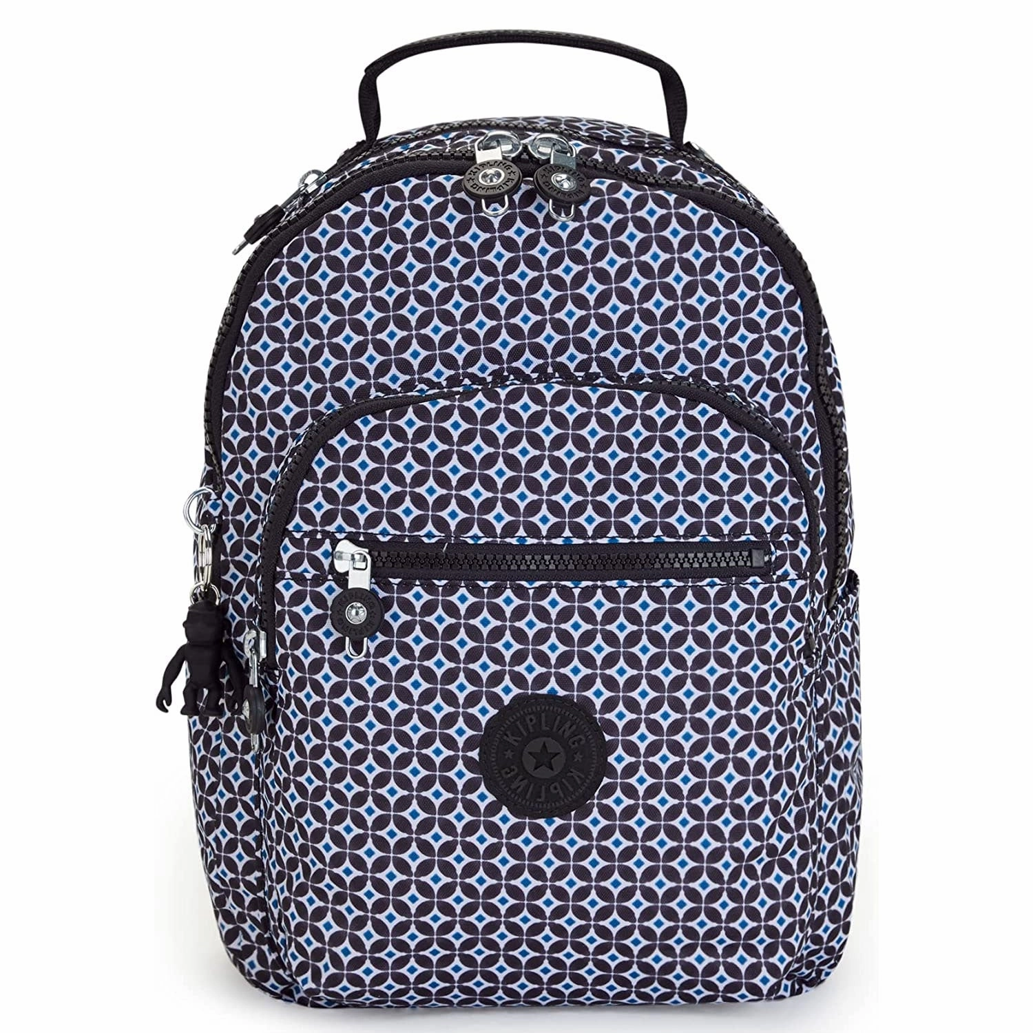 Kipling Seoul Small  Printed Tablet Backpack Blackish Tile