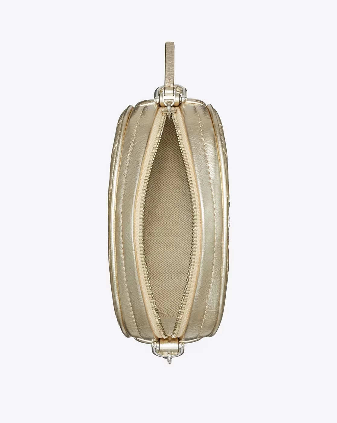 Kira Chevron Metallic Small Camera Bag