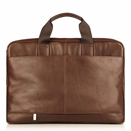 Knomo Luggage Newbury Top Zip Briefcase 11.8 X 16.1 X 4.3, Brown, One Size