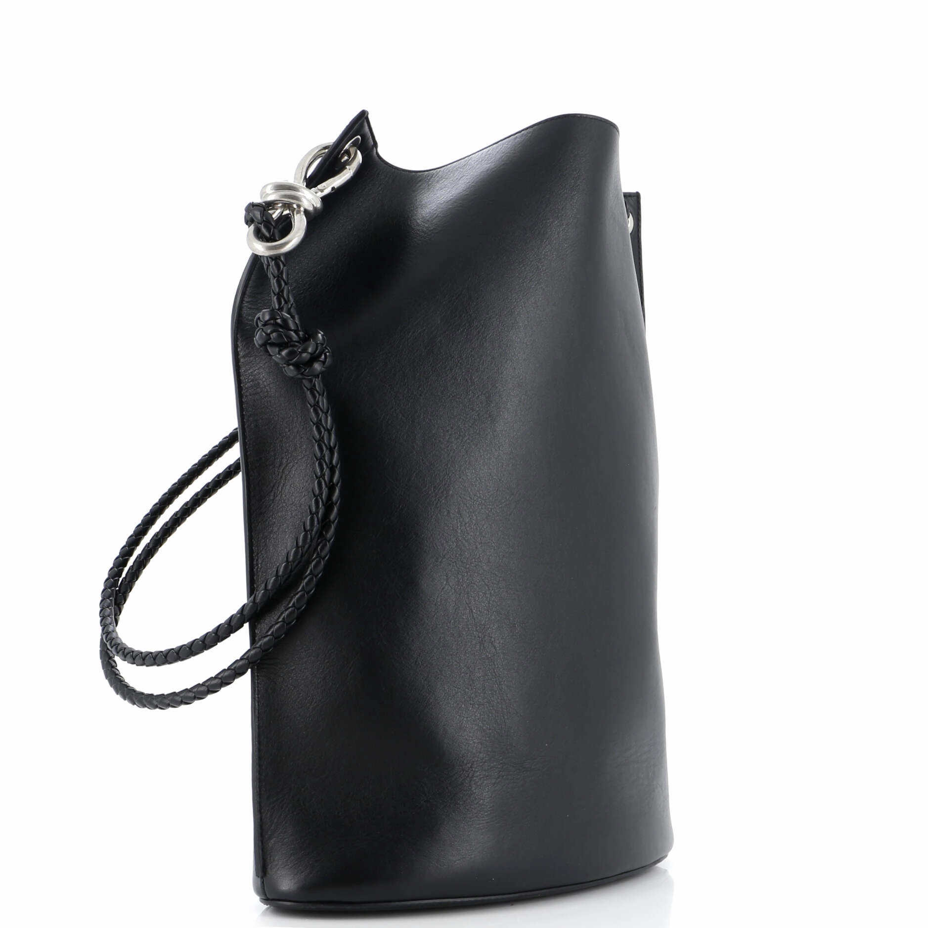 Knot Bucket Shoulder Bag Leather Medium