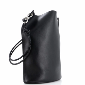 Knot Bucket Shoulder Bag Leather Medium