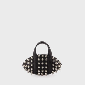Kong Top Handle Bag - Alexander Wang - Leather - Black