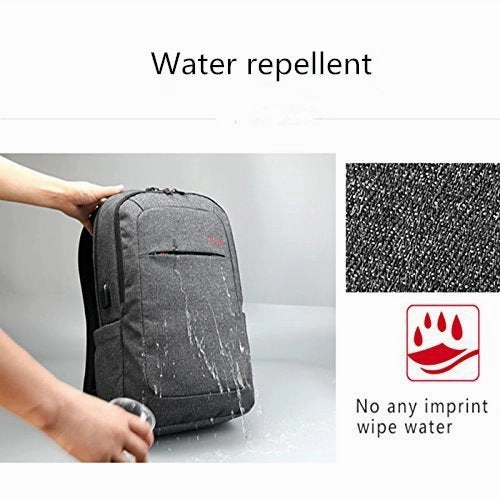 Kopack Laptop Backpack Men Usb Port Charger Slim Business Computer Backpack Anti-Theft Water