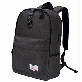 Laptop Backpack-Beyle Anti-Theft Water Resistant Travel Laptop Backpack with USB Charging Port