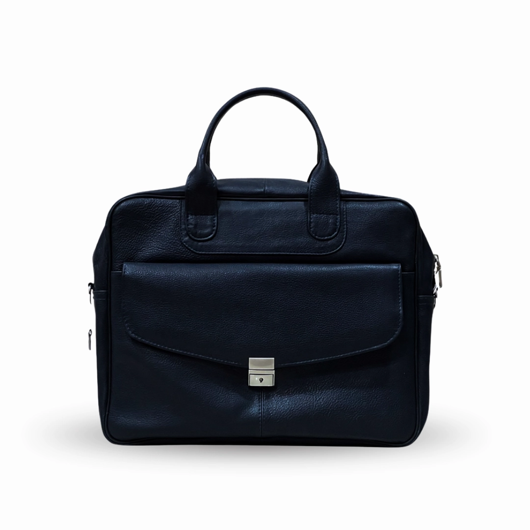Laptop Bag with Large Front Pocket Blue