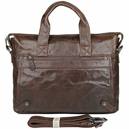 Leather Laptop Crossbody Shoulder Bag For Men Handbag Berchirly Business Computer Briefcase
