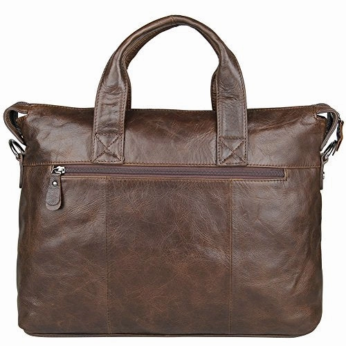 Leather Laptop Crossbody Shoulder Bag For Men Handbag Berchirly Business Computer Briefcase