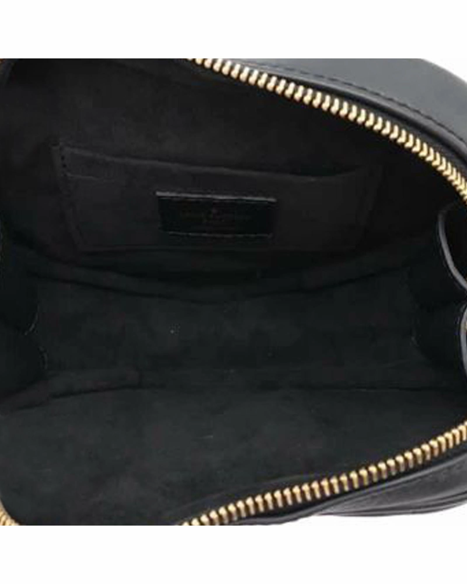 Leather Quilted Heart Crossbody Bag with Detachable Strap