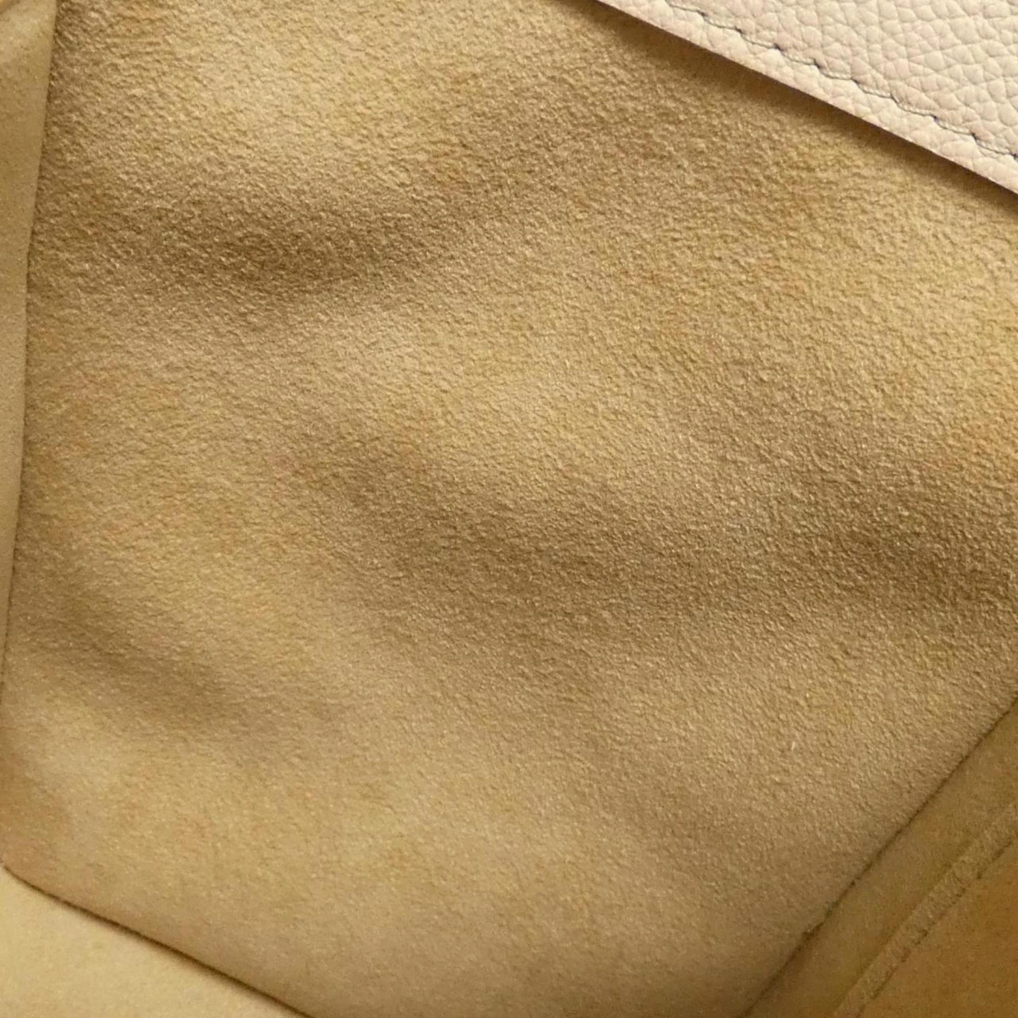 Leather Shoulder Bag with Dust Bag and Shoulder Strap