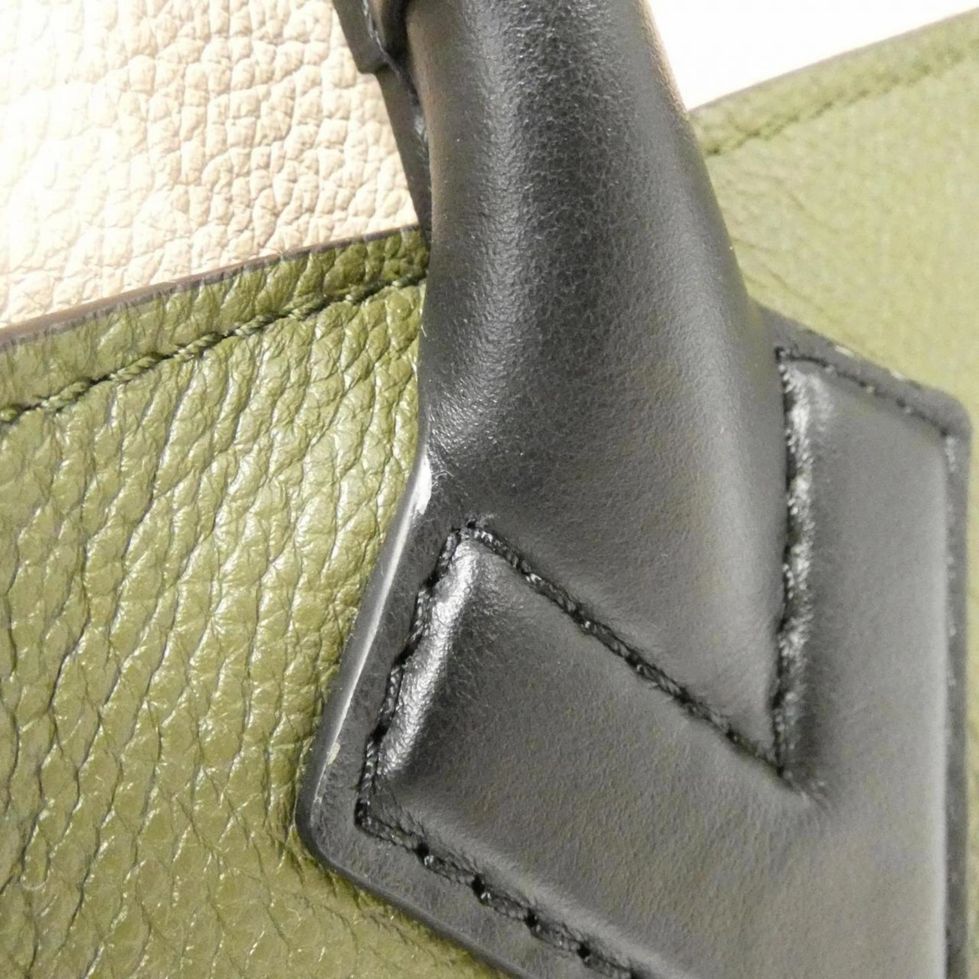 Leather Shoulder Bag with Dust Bag and Shoulder Strap