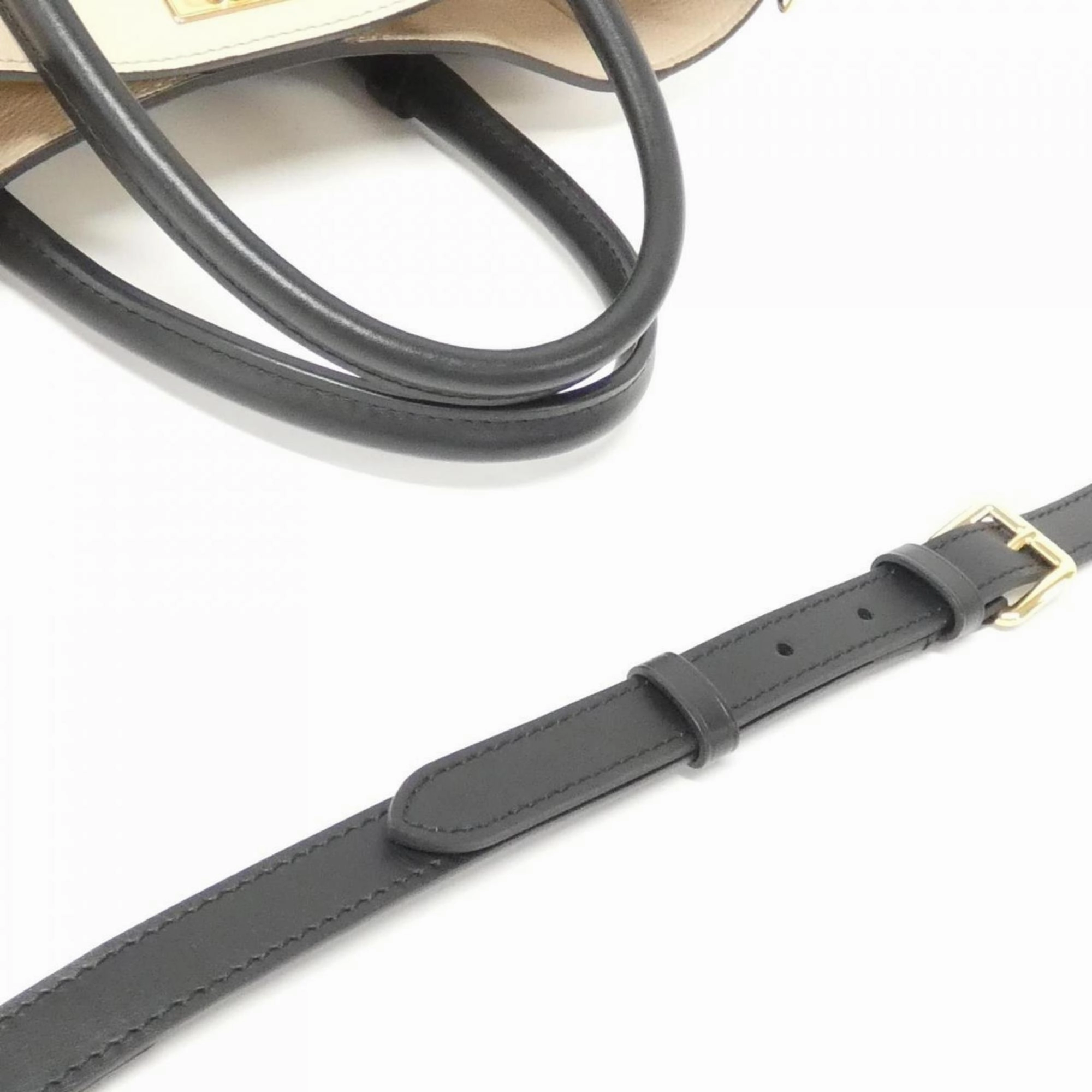 Leather Shoulder Bag with Dust Bag and Shoulder Strap