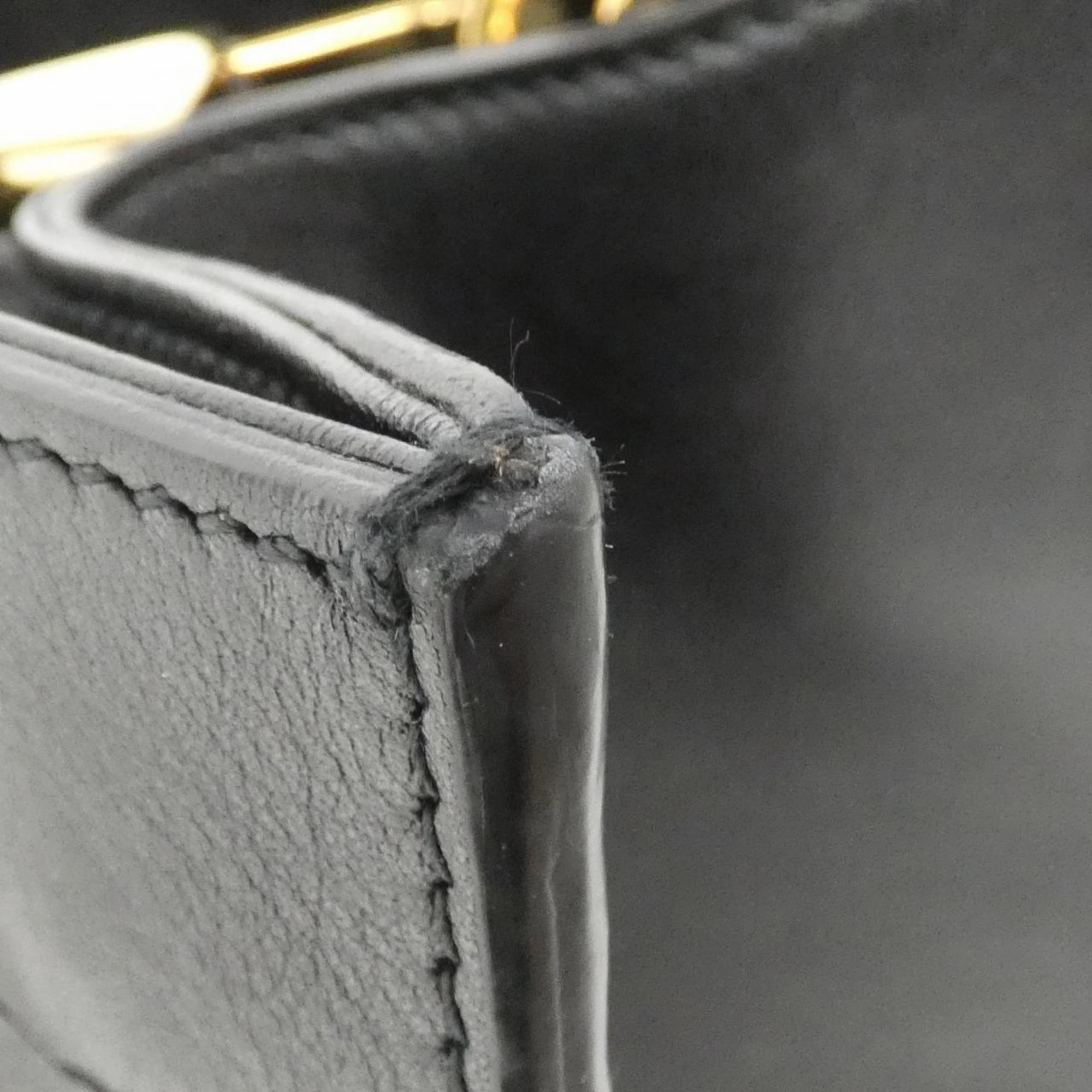 Leather Tote Bag with Dust Bag and Shoulder Strap