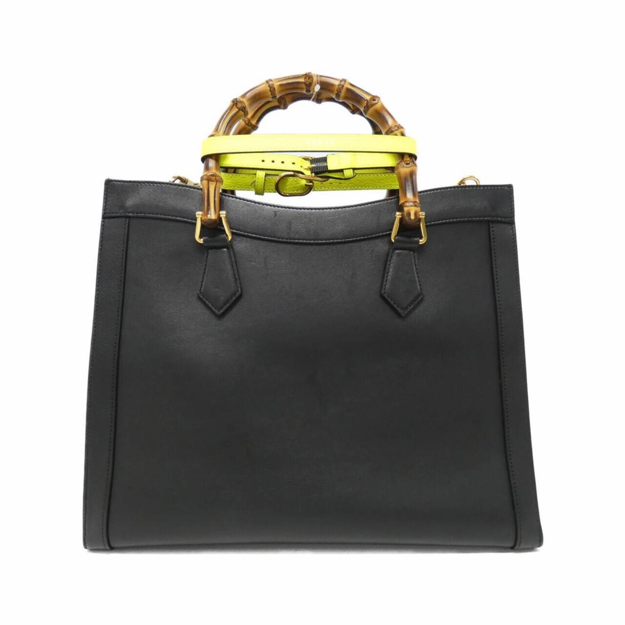 Leather Tote Bag with Dust Bag and Shoulder Strap