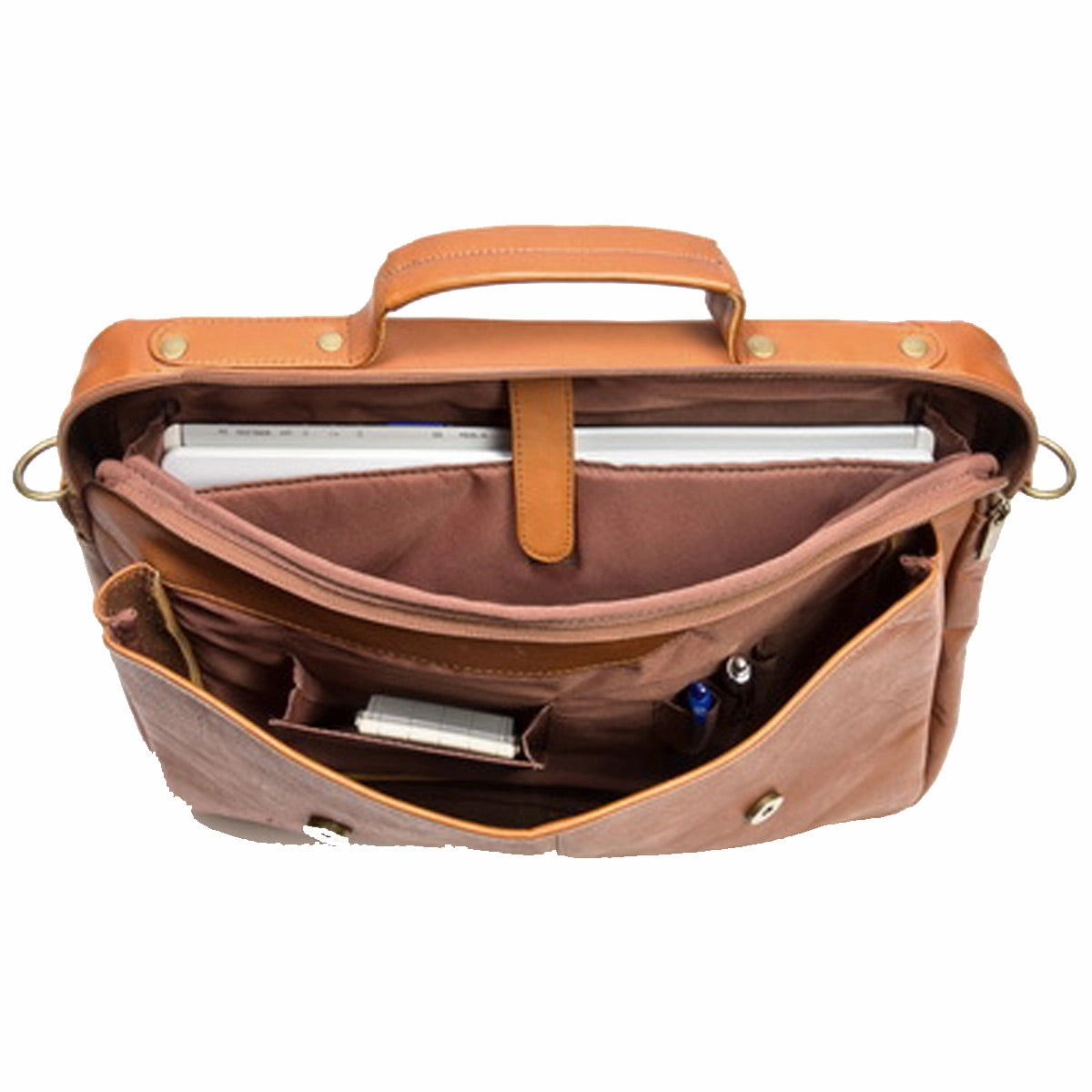Ledonne Leather Vaqueta Flap Over Brief