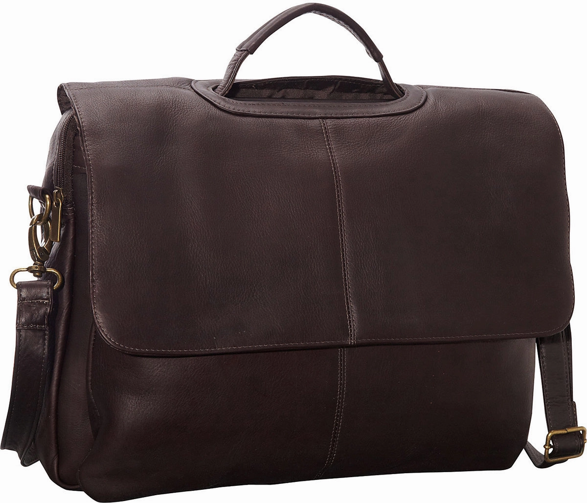 Ledonne Leather Vaqueta Flap Over Brief