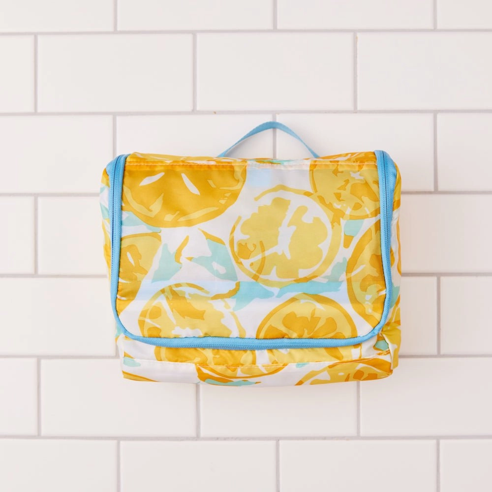 Lemon Slices Hanging Toiletry Bag