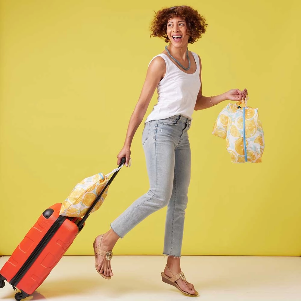 Lemon Slices Travel Cube- Set of 3