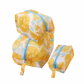Lemon Slices Travel Cube- Set of 3