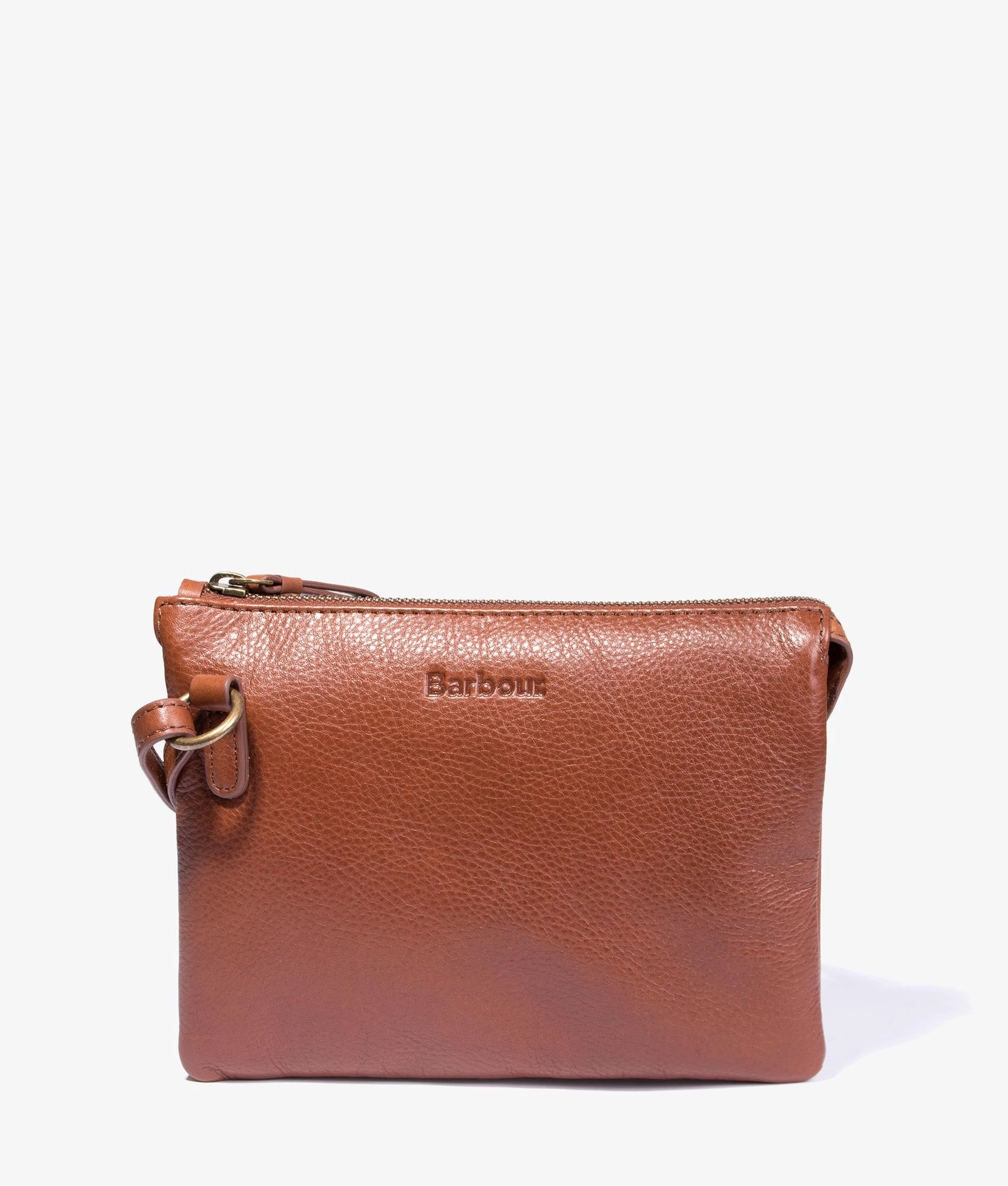 Lochy leather crossbody in brown