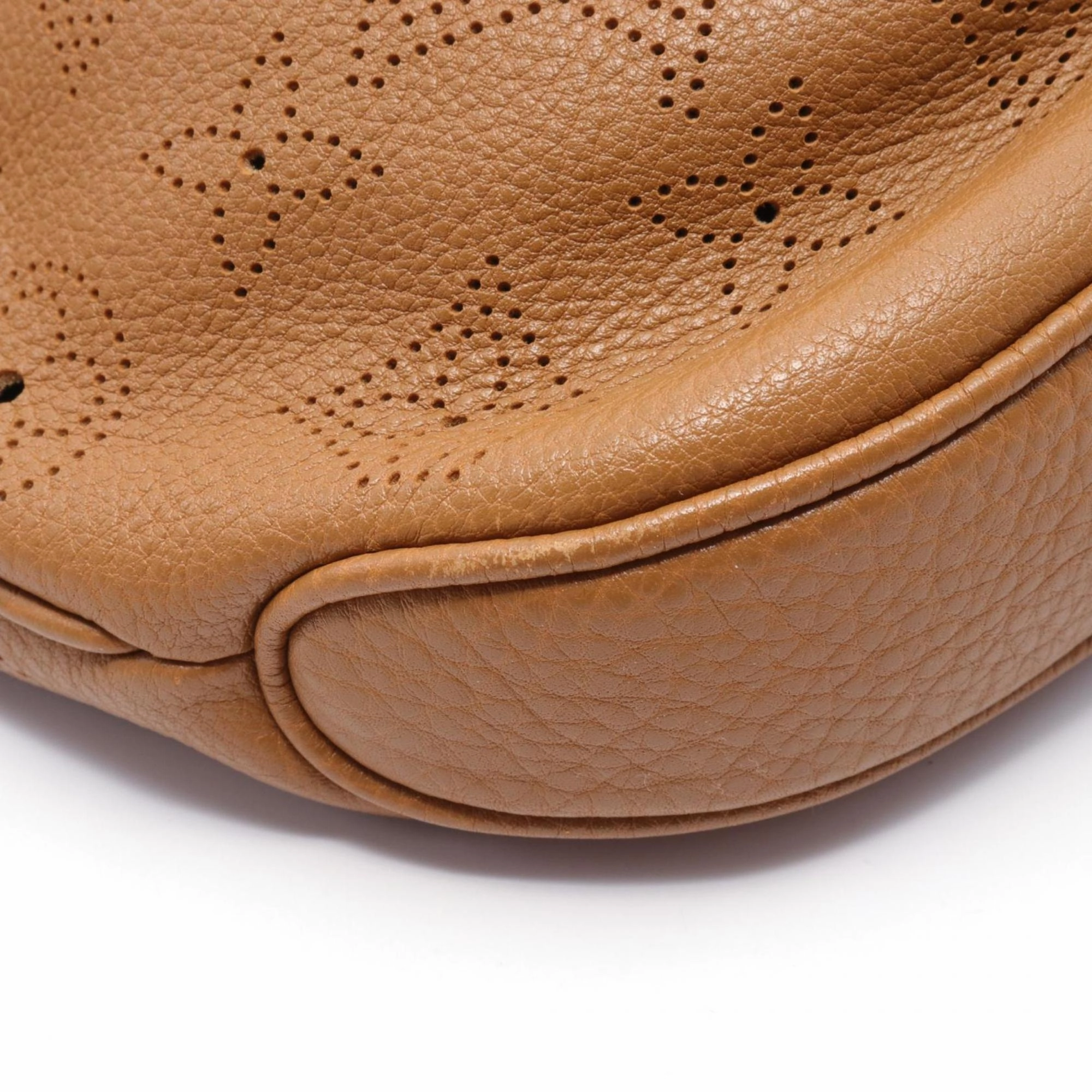 Lockme II Shoulder Bag Brown Leather