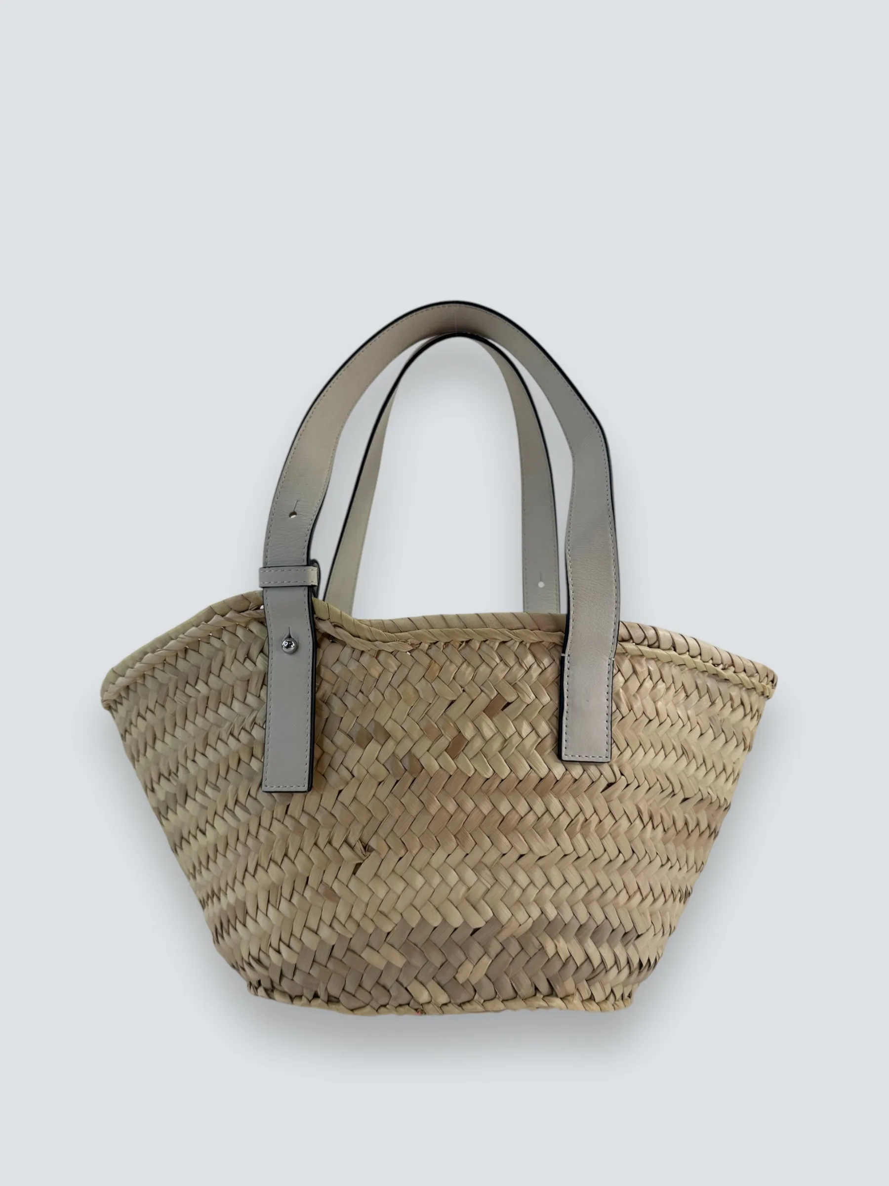 Loewe Small Raffia Straw Tote