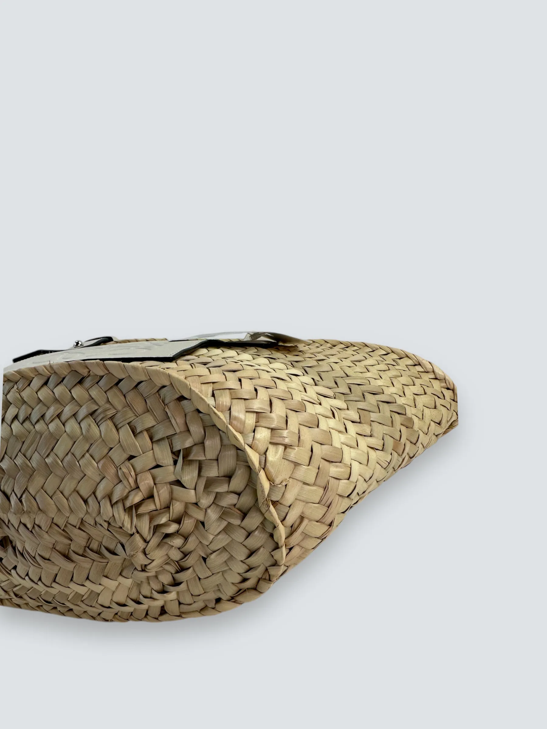 Loewe Small Raffia Straw Tote