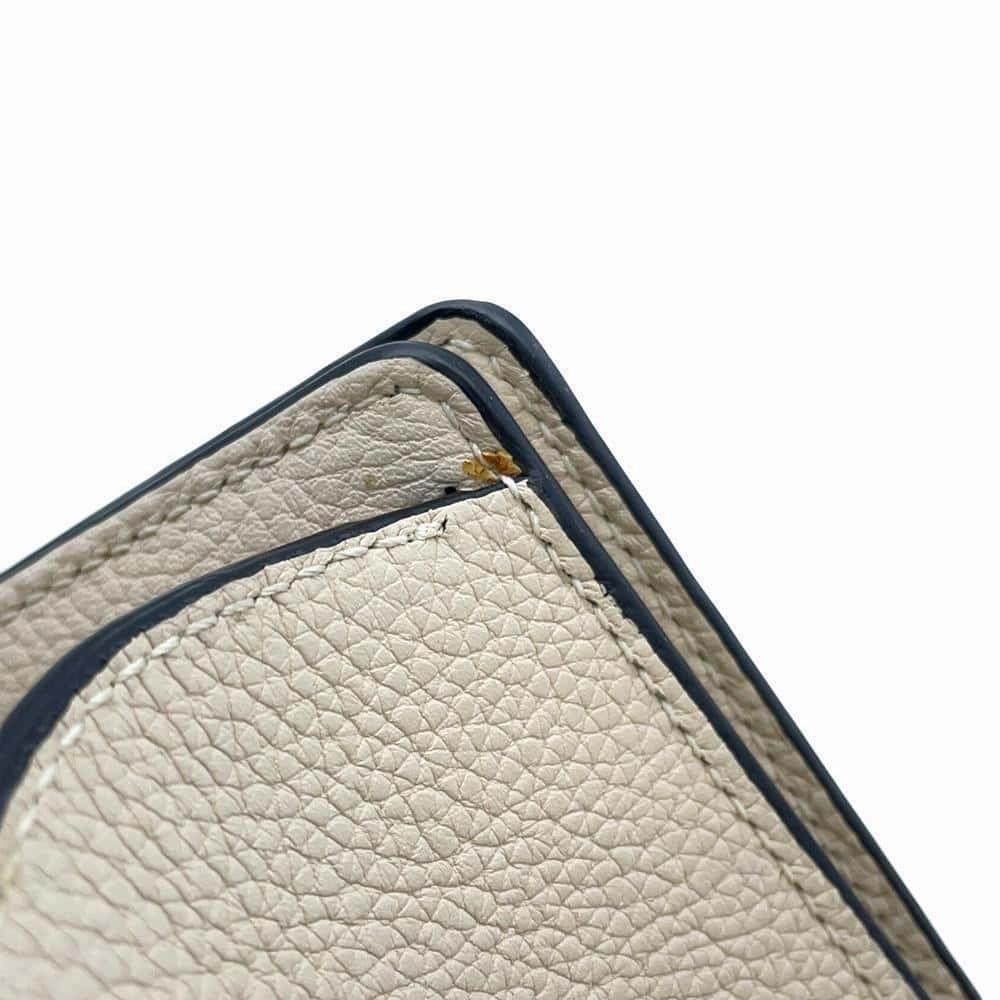 LOEWE Barcelona Shoulder Bag Ivory Leather Size Mini