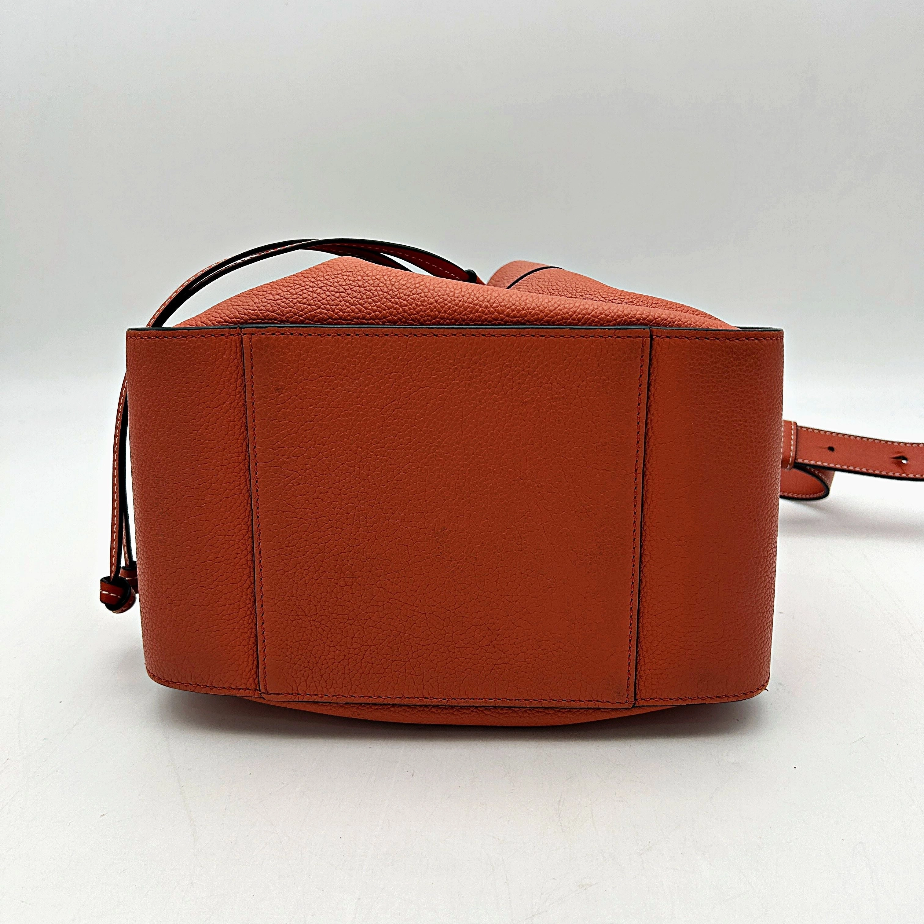 LOEWE Calfskin Mini Hammock Shoulder Bag Coral LA34847