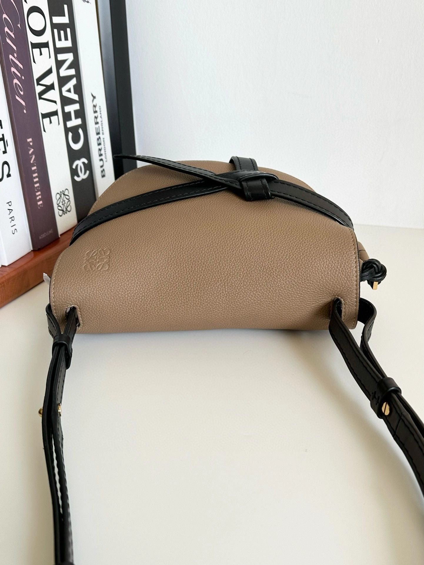 LOEWE Grained Calfskin Small Gate Crossbody Bag #1AEE