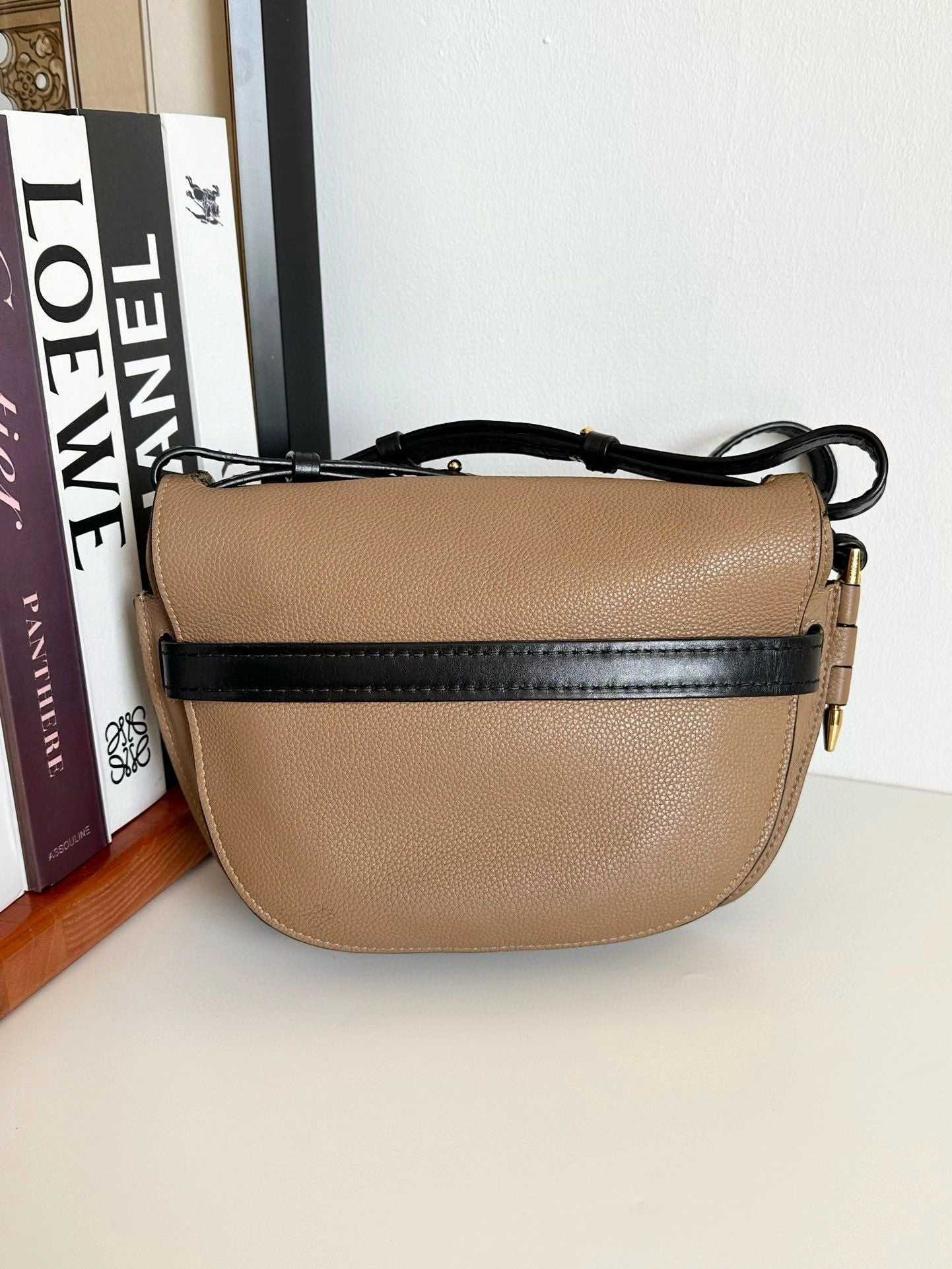 LOEWE Grained Calfskin Small Gate Crossbody Bag #1AEE