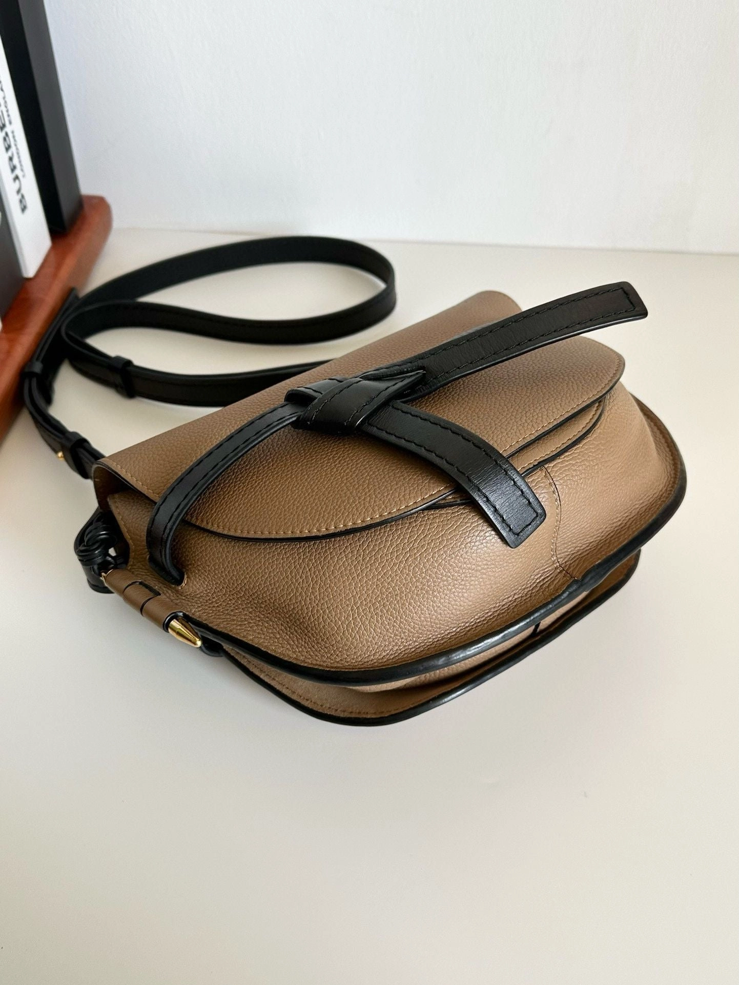 LOEWE Grained Calfskin Small Gate Crossbody Bag #1AEE