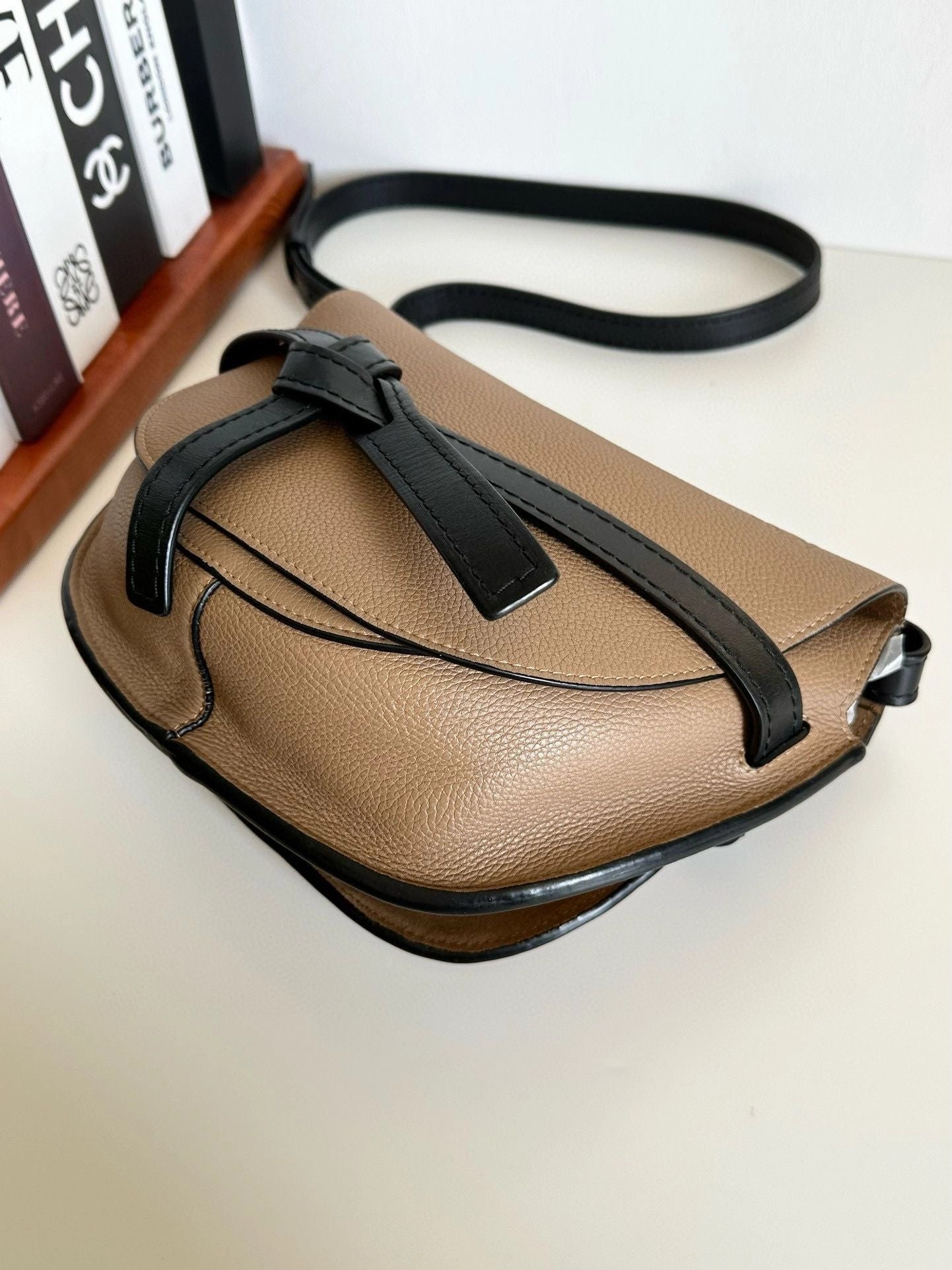 LOEWE Grained Calfskin Small Gate Crossbody Bag #1AEE
