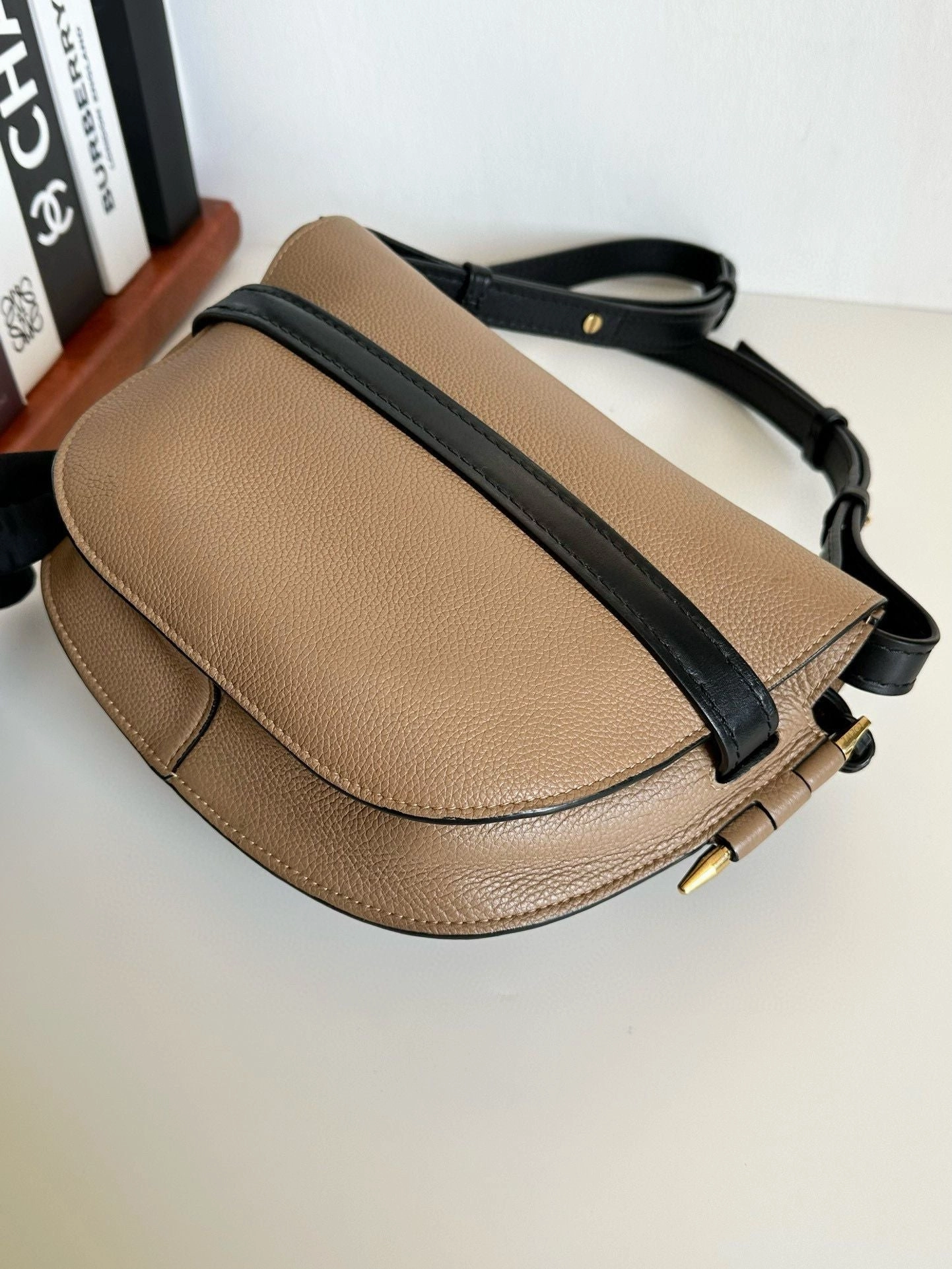LOEWE Grained Calfskin Small Gate Crossbody Bag #1AEE