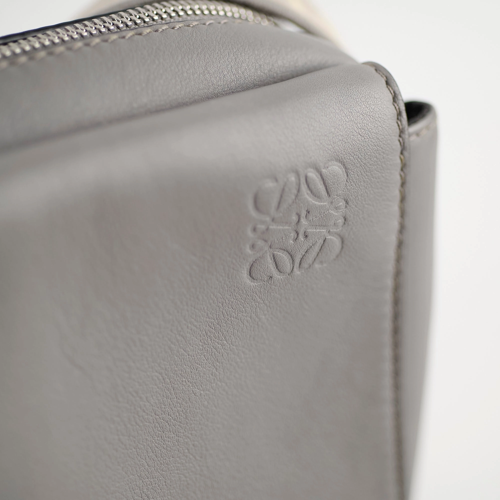 Loewe Military Messenger Crossbody Bag Grey