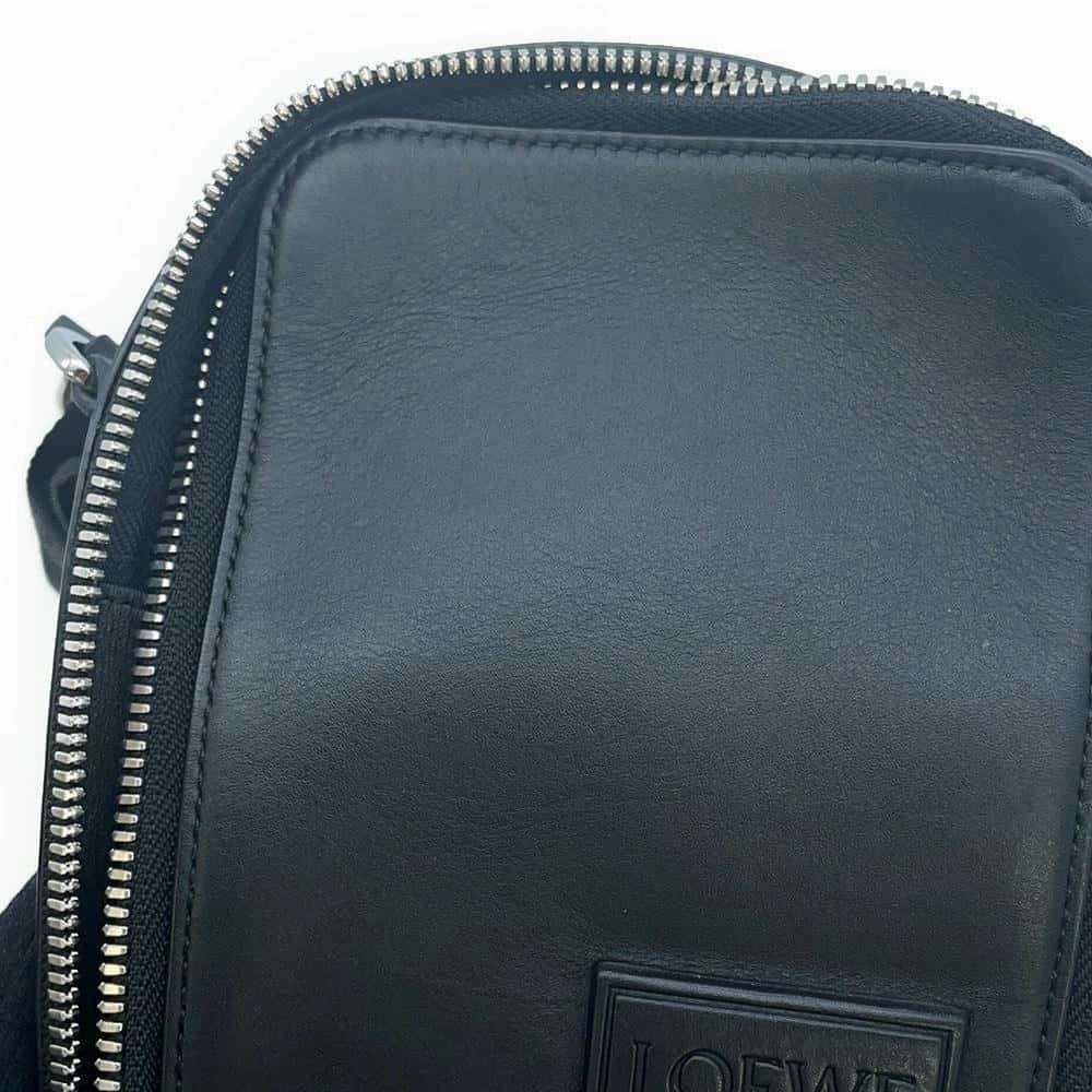 LOEWE Vertical crossbody pocket BlackC565S59X01 Leather