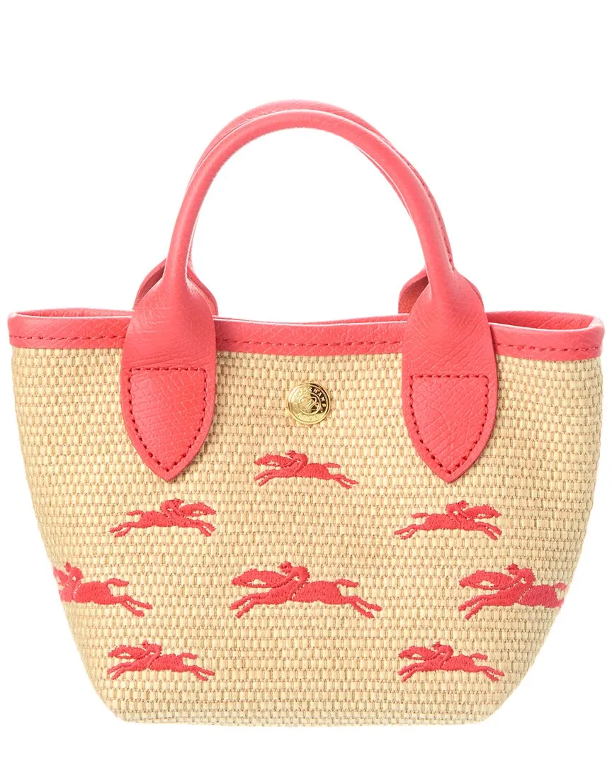 Longchamp Le Panier Pliage XS Canvas Basket Bag