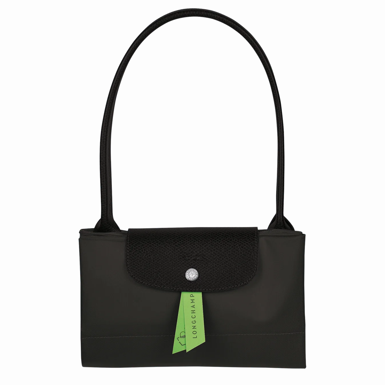 Longchamp Le Pliage Green Tote Bag Black