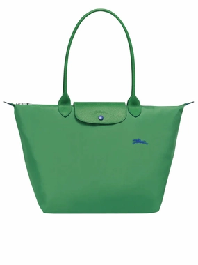Longchamp Le Pliage Green Tote Bag Cactus- Recycled Canvas