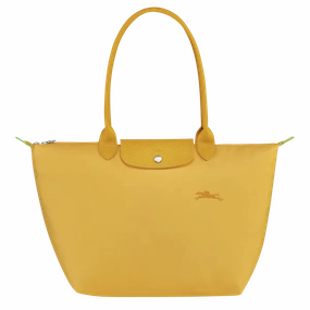 Longchamp Le Pliage Green Tote Bag Corn- Recycled Canvas