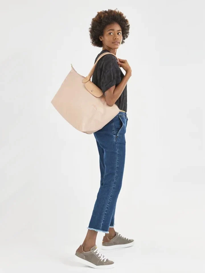 Longchamp Le Pliage Green Tote Bag L L Fleurs