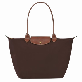 Longchamp Le Pliage Tote Bag  Ebony  Recycled Canvas