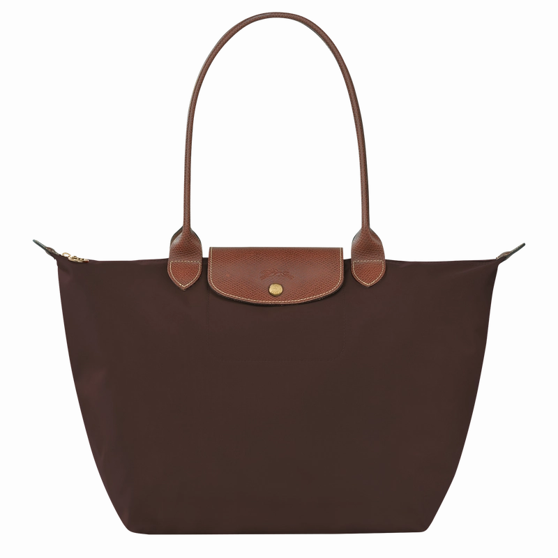 Longchamp Le Pliage Tote Bag  Ebony  Recycled Canvas