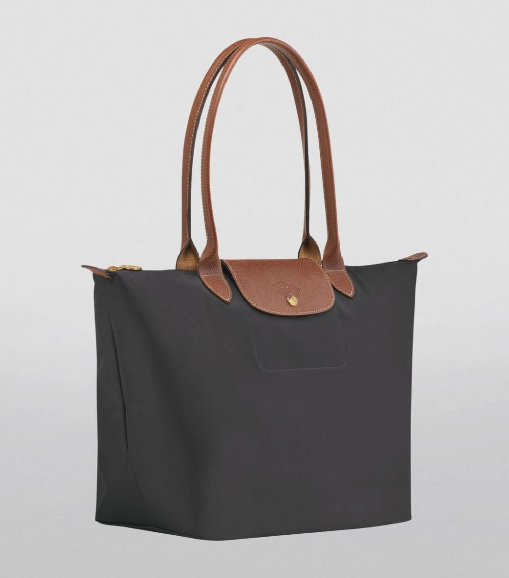 Longchamp Le Pliage Tote Bag Graphite  Recycled Canvas