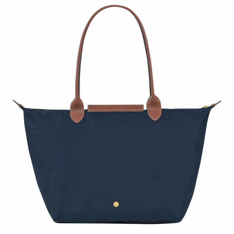 Longchamp Le Pliage Tote Bag Navy  Recycled Canvas