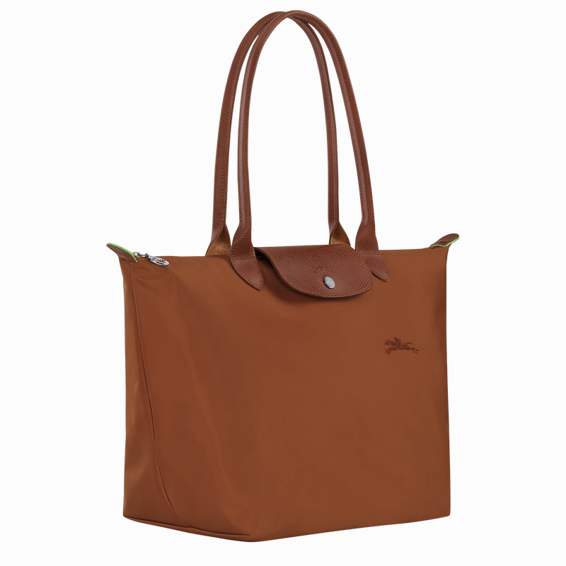 Longchamp Le Pliage Tote Cognac  Recycled Canvas